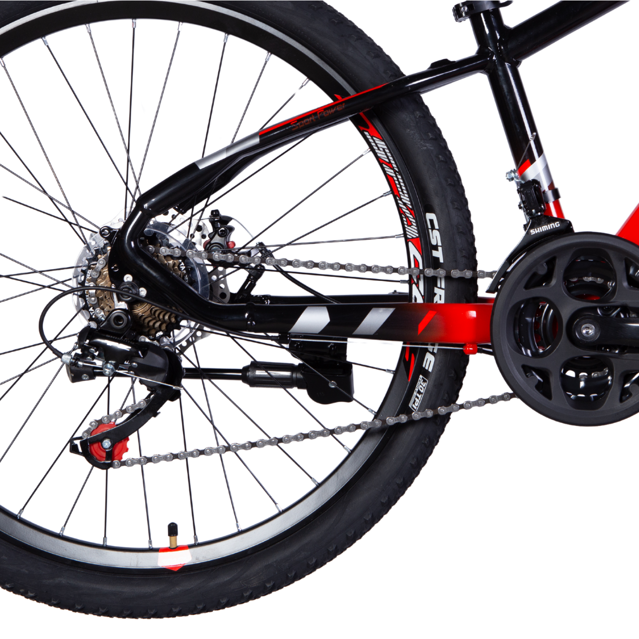 Велосипед AL SPACE MERCURY DD FR 26" 13" 2025 Чорно-червоний - фото 3 Велосипед AL SPACE MERCURY DD FR 26" 13" 2025 Чорно-червоний - фото 3