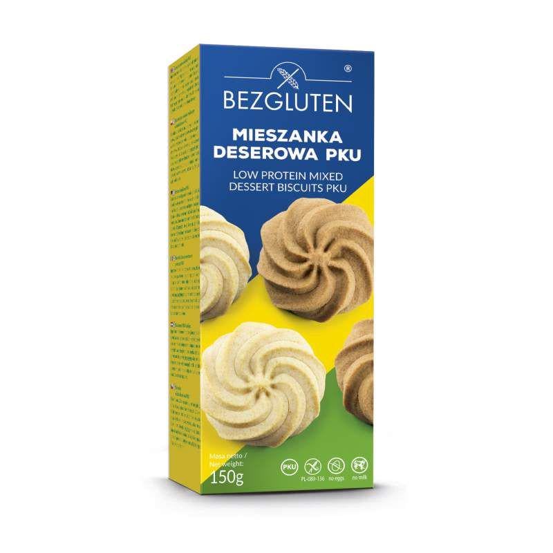 Печиво без глютену PKU Bezgluten асорті низькобілкове 150 г