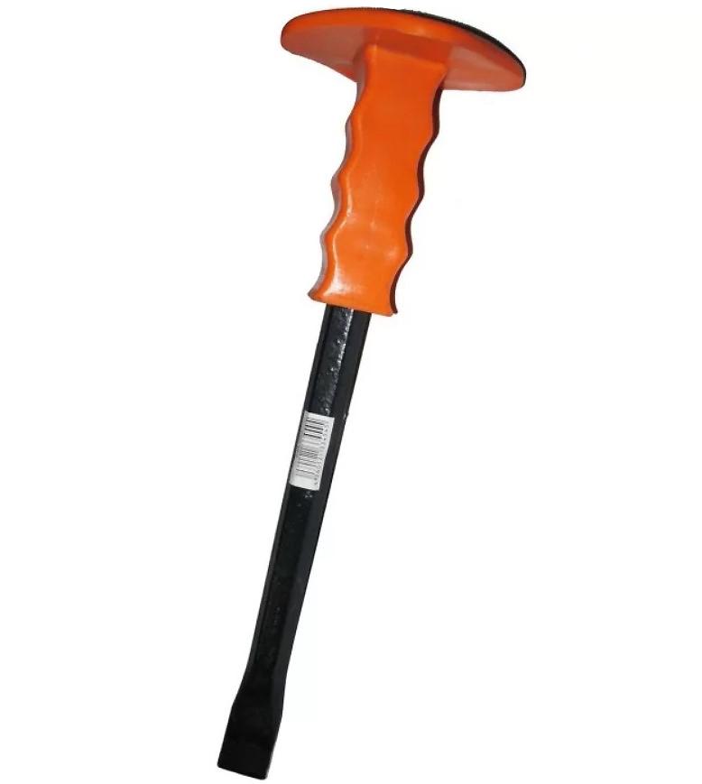 Зубило плоское Vago с резиновой защитой 350х16 мм (20331)