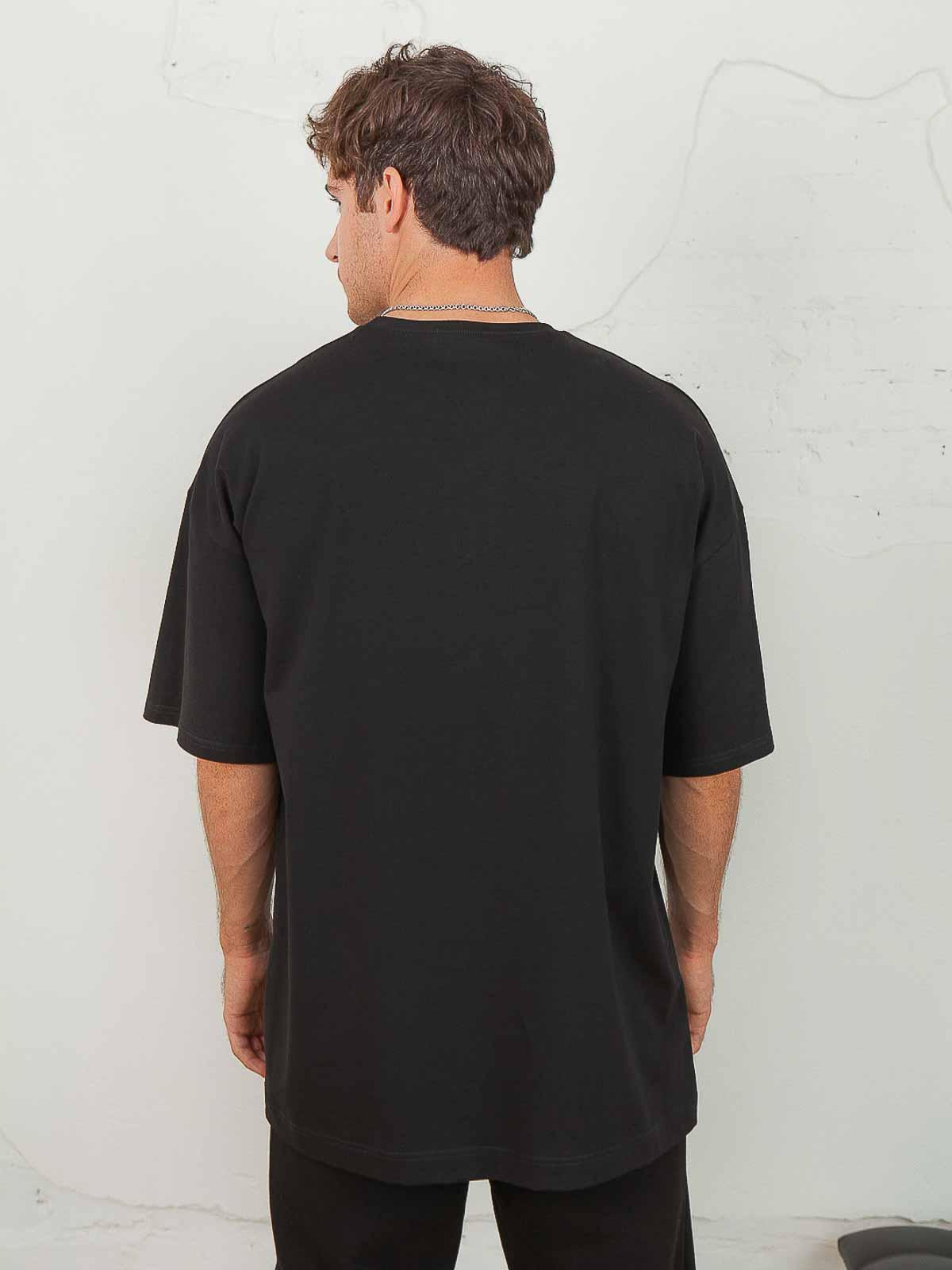 Футболка чоловіча FROMUS XL/XXL Чорний (1097-2) - фото 4 Футболка чоловіча FROMUS XL/XXL Чорний (1097-2) - фото 4