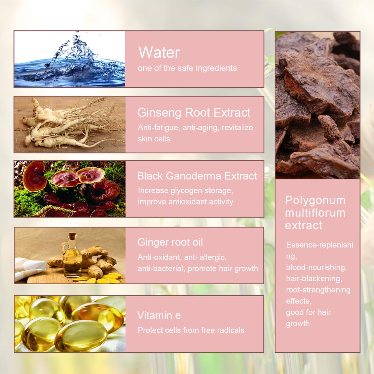 Мыло-шампунь Polygonum Soap для затемнения седых волос и ухода Черный - фото 6