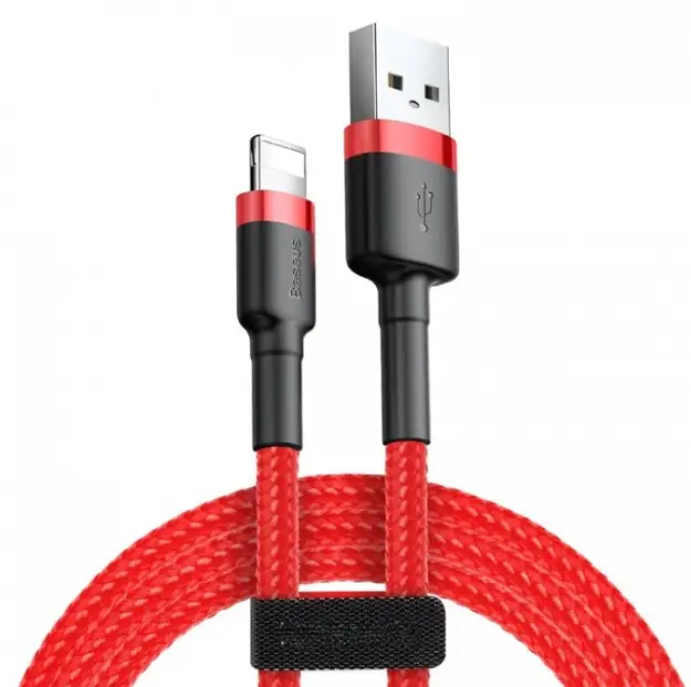 Кабель BASEUS Cafule Series Cable USB to Lightning CALKLF-R09 2A 3 м Red