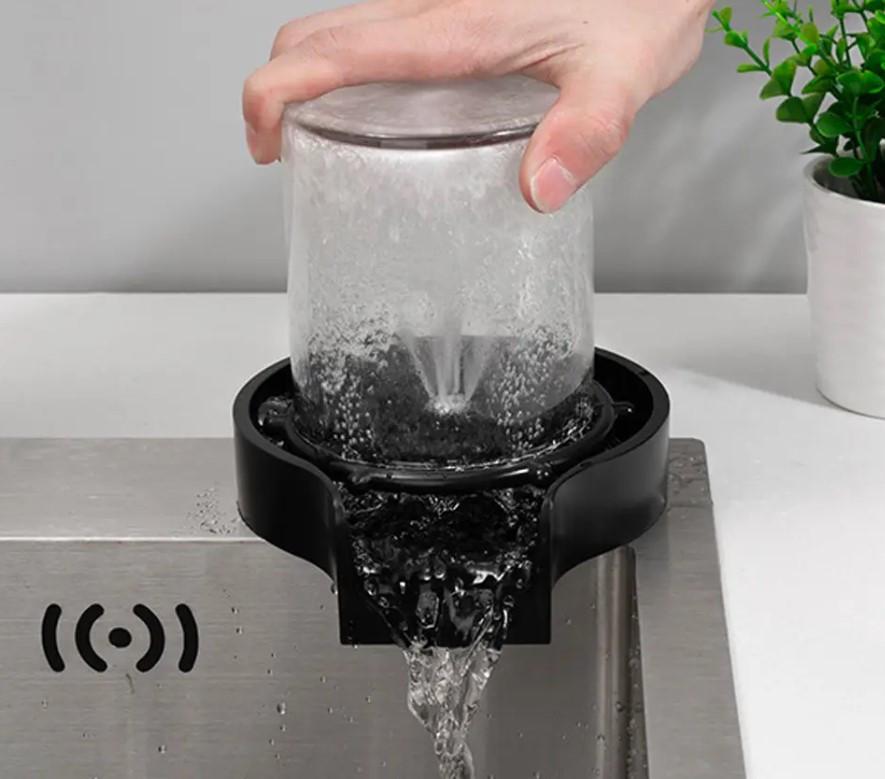 Ополаскиватель для кухонной раковины для стаканов и кружек Черный (585067) - фото 4 Ополаскиватель для кухонной раковины для стаканов и кружек Черный (585067) - фото 4