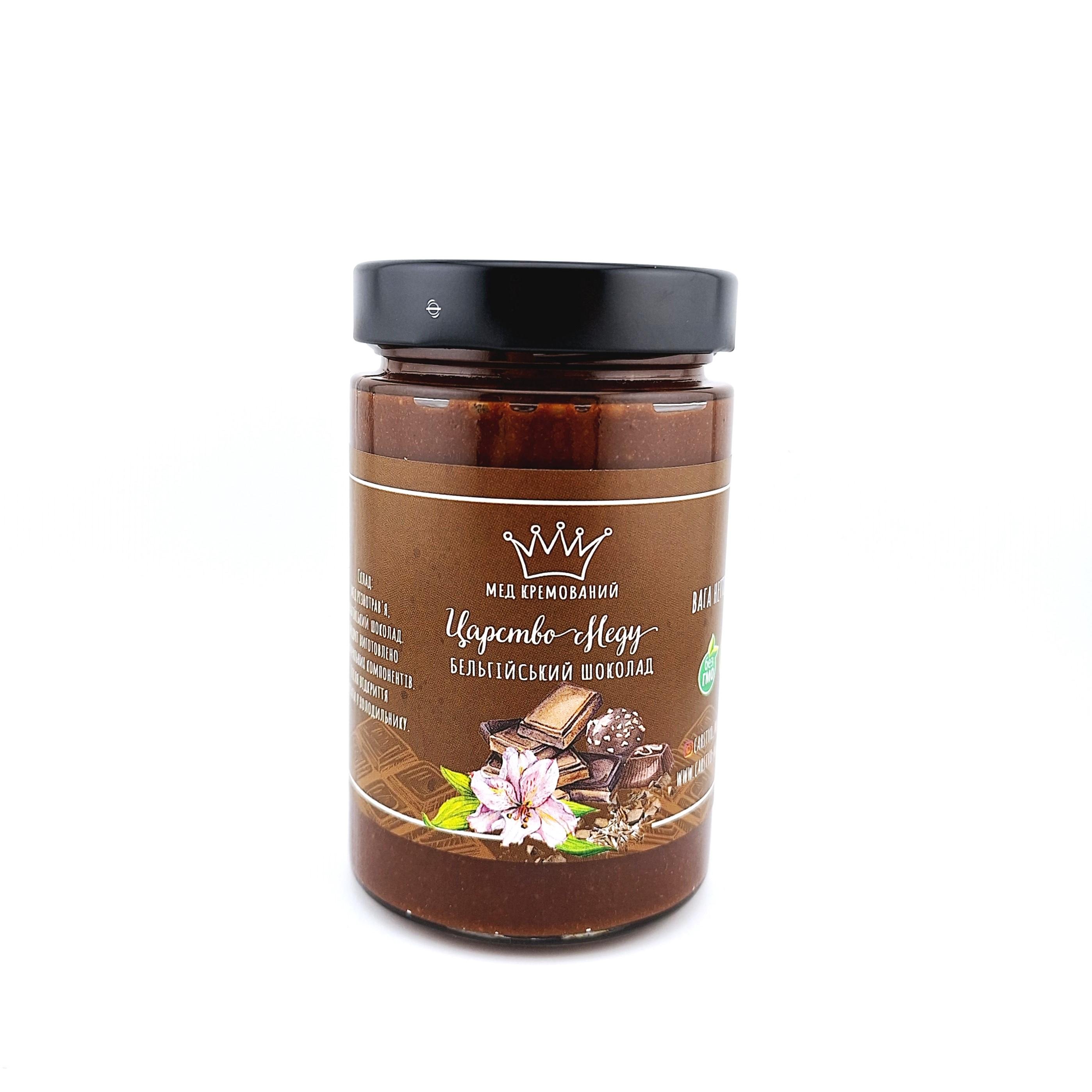 Крем мед шоколадний Царство Меду 500 грамів
