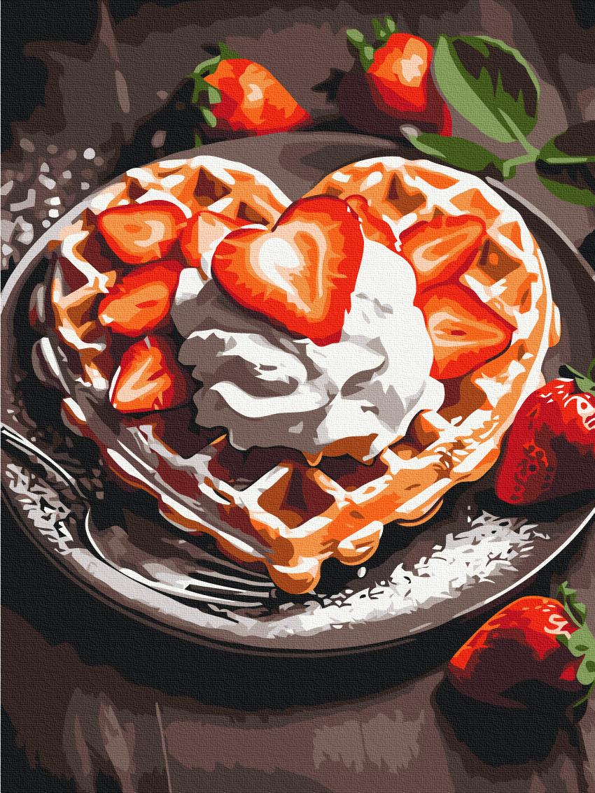 Картина за номерами Brushme Солодкий десерт 30x40 см (RBS53878)