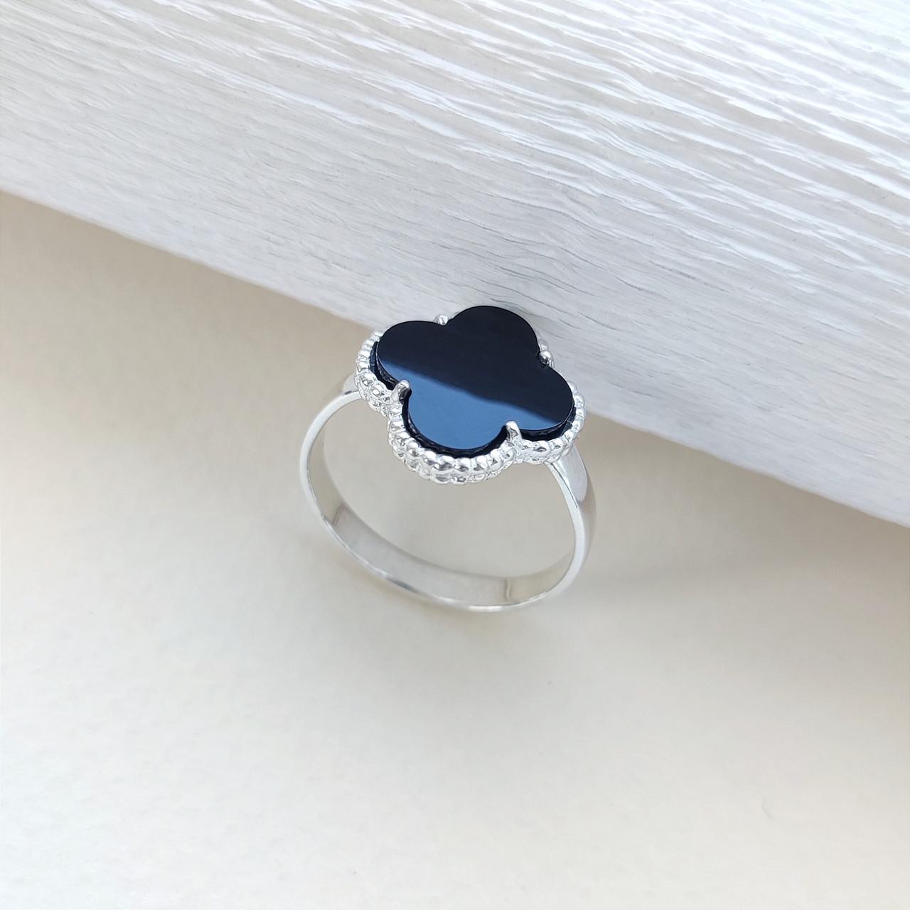 Срібна каблучка Diva Чарівний чотирилисток р. 19,5 (248к195)