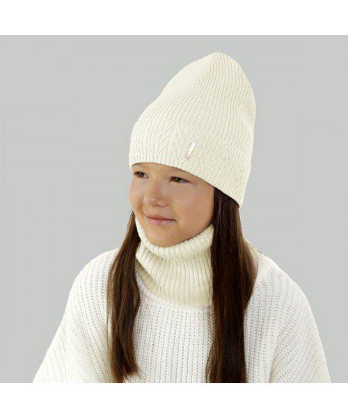 Шапка детская Elf Петра р. 52 Молочный (OK002173)