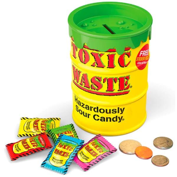 Конфеты кислые Toxic Waste Giant Candy Money Bank 168 г (1723967727)