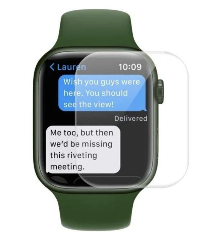 Захисне скло Glass PMMA для Apple Watch Series 7 45 мм Transparent (15612)