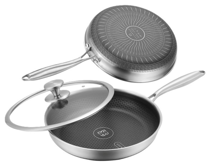 Сковорода Edenberg з нержавіючої сталі антипригарне покриття 26х5,3 см (29596993) - фото 2 Сковорода Edenberg з нержавіючої сталі антипригарне покриття 26х5,3 см (29596993) - фото 2