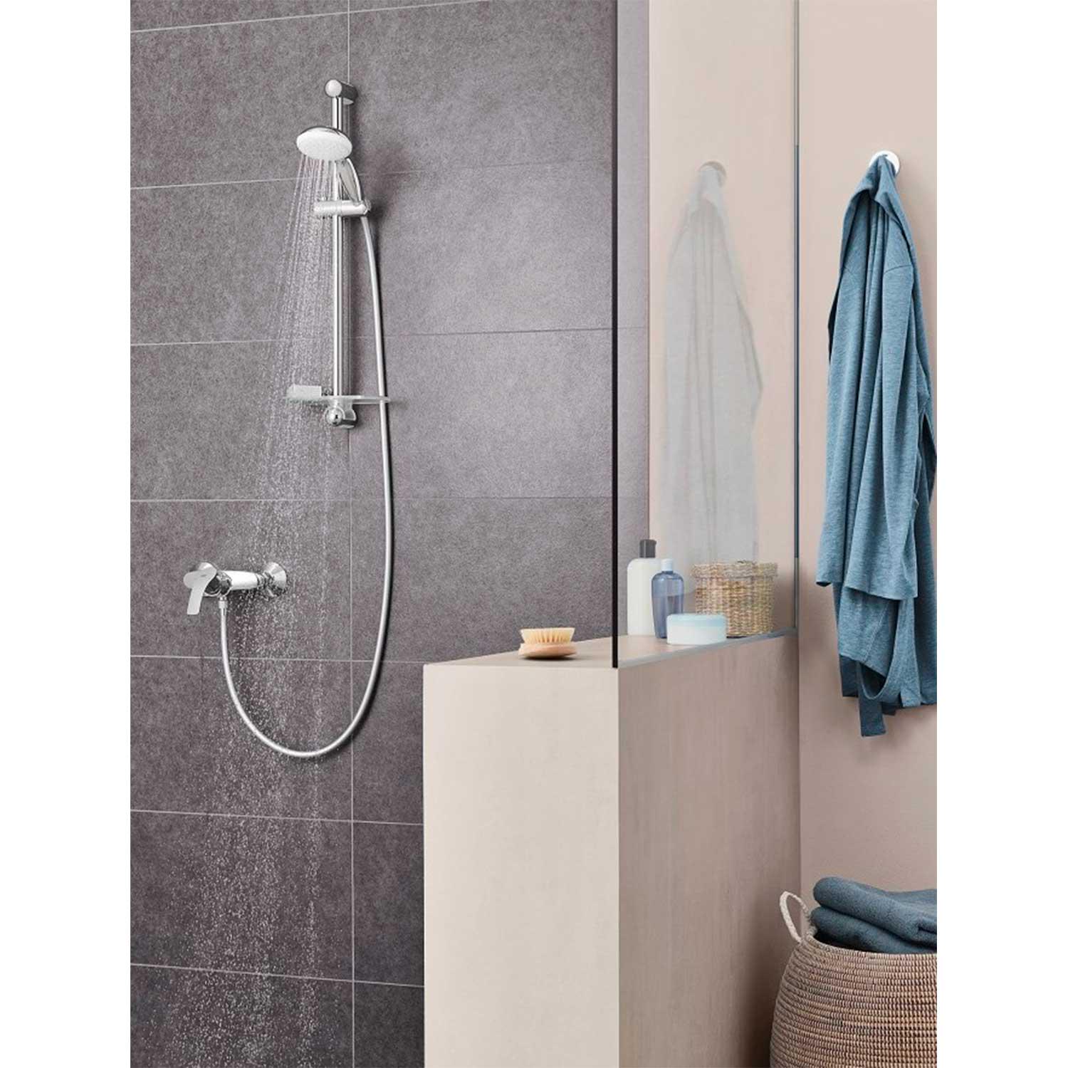 Душевой комплект со штангой Grohe Tempesta 27926001 CV030547 Хром (159025) - фото 4