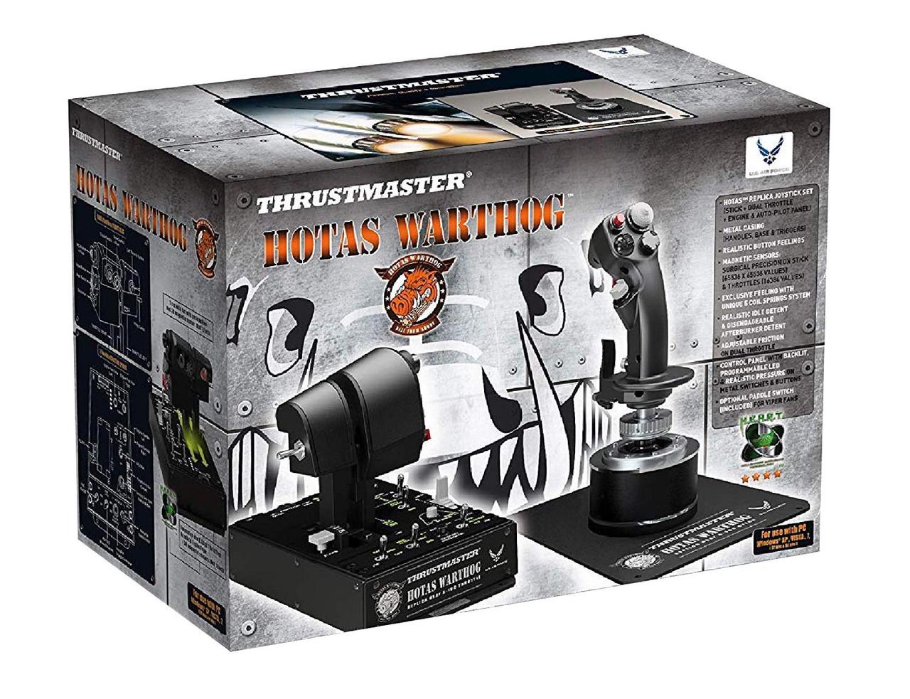 Ігровий комплект Thrustmaster Hotas Warthog джойстик/важіль РУД (2960720) - фото 6 Ігровий комплект Thrustmaster Hotas Warthog джойстик/важіль РУД (2960720) - фото 6