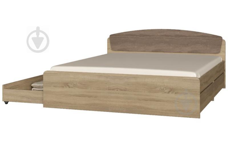 Кровать Эверест Астория с 4-мя ящиками 160 х 200 сонома комби
