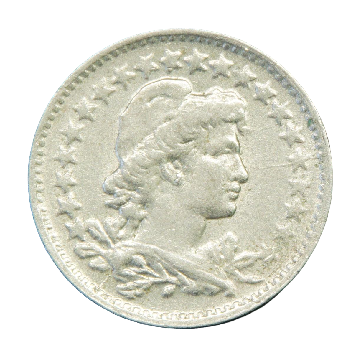 Коллекционная монета Бразилия 1919 50 рейс