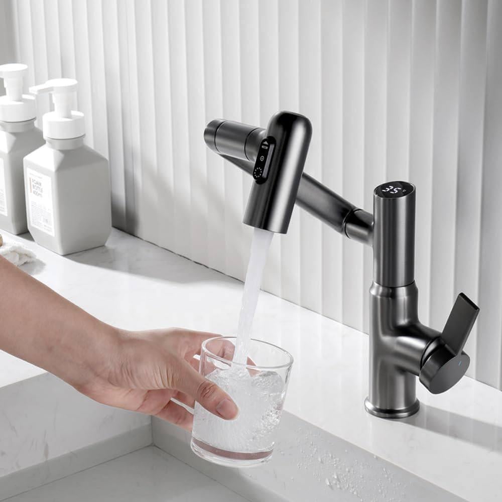 Змішувач для кухні Epelli Sensore Robotic Grafito Графітовий (2424235959) - фото 7