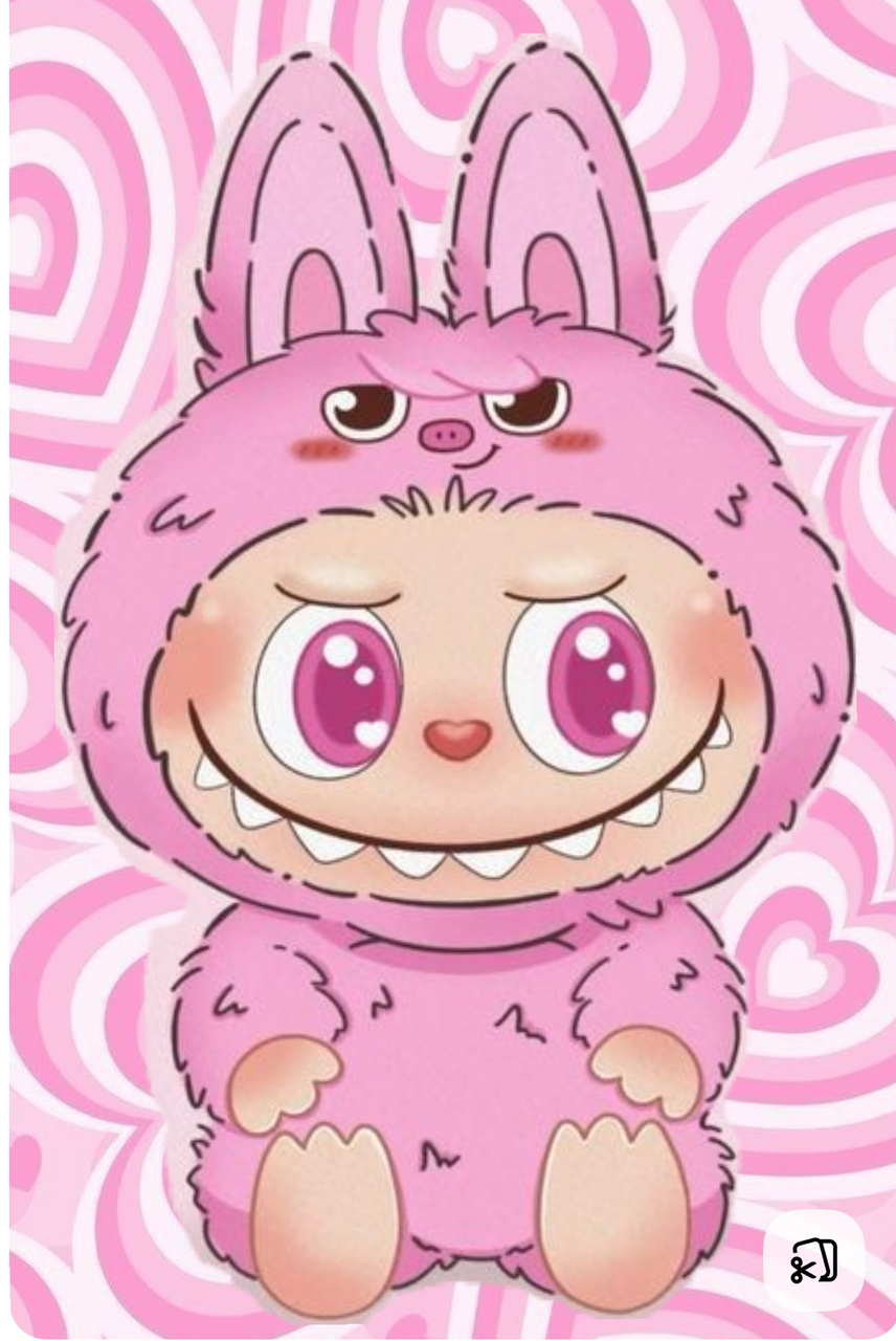 Алмазная мозаика Лабубу 20х30 см (28915481)