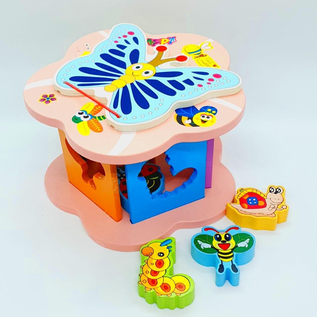 Сортер деревянный с насекомыми (9851415)