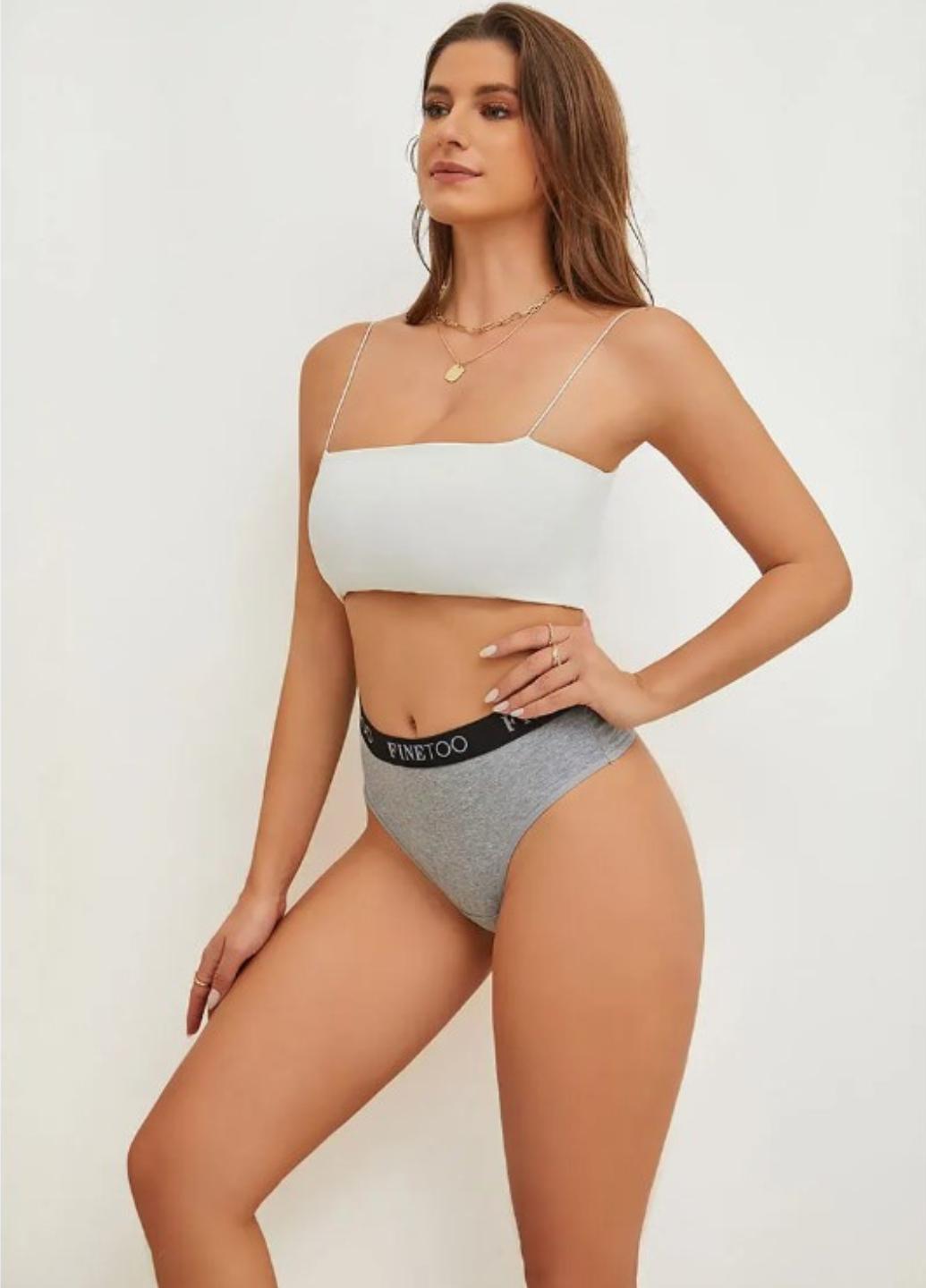 Трусики стринги женские хлопковые Good Shape M Серый (1990-44-01) - фото 1 Трусики стринги женские хлопковые Good Shape M Серый (1990-44-01) - фото 1