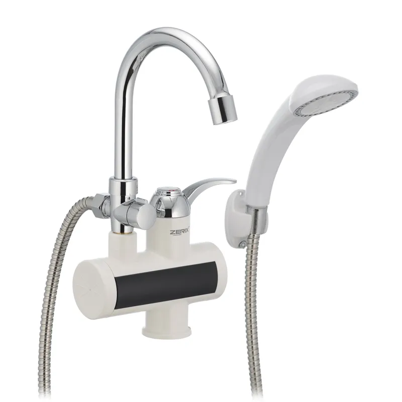 Кран проточный Zerix ELW22-E для кухни/душа с лейкой (ZX3079)
