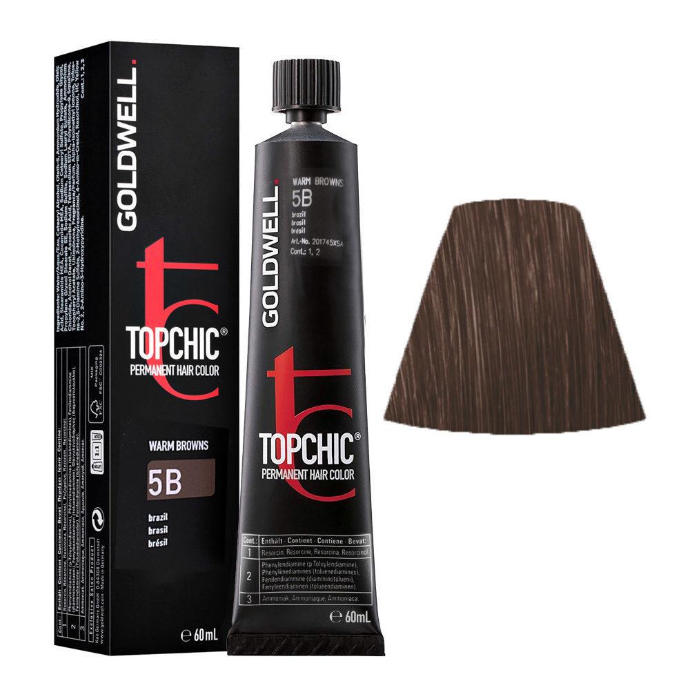 Фарба для волосся Goldwell Topchic Hair Color Coloration 5B Brazil 60 мл (22066488)