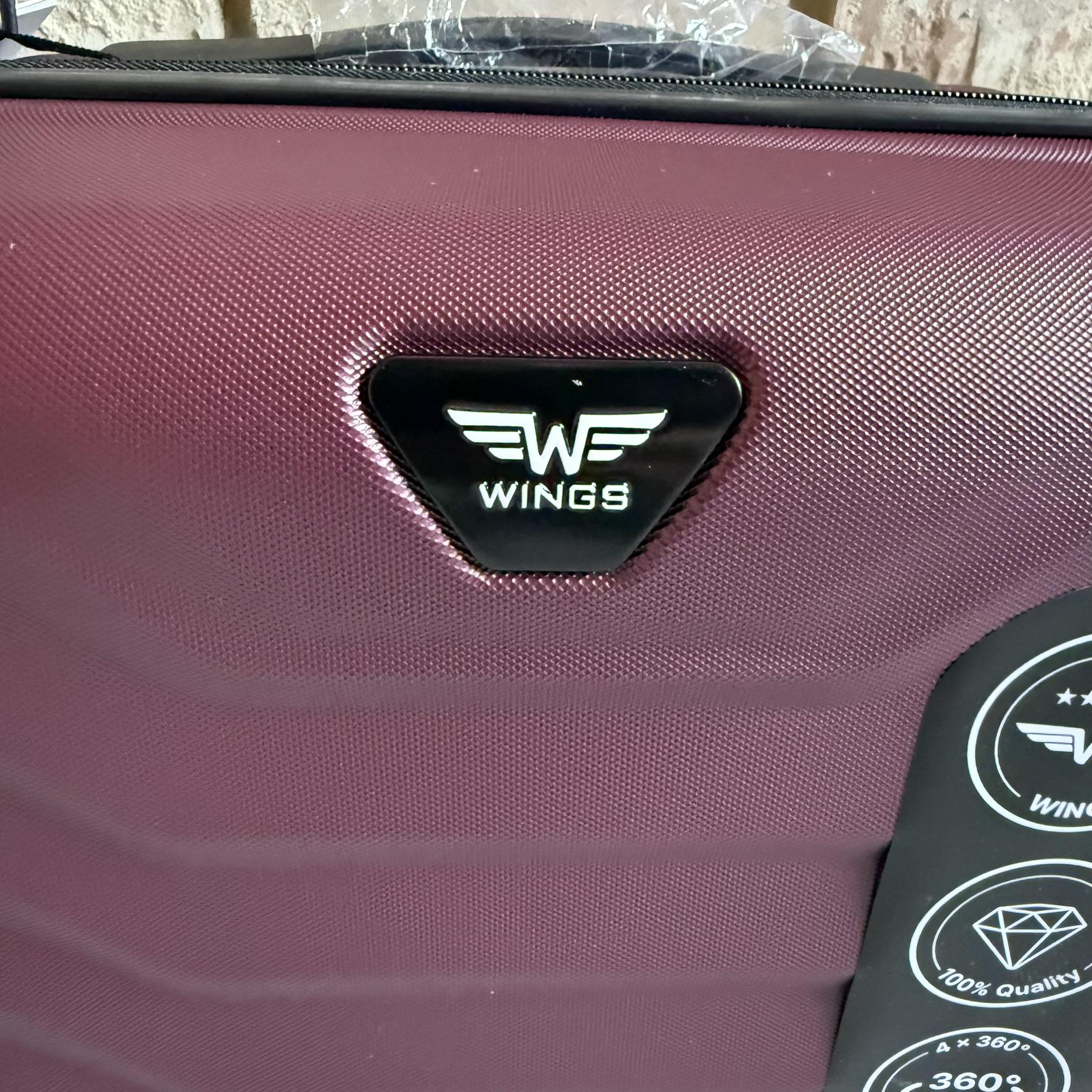 Валіза Wings PEA01 дорожня S Бордовий (26557631) - фото 5 Валіза Wings PEA01 дорожня S Бордовий (26557631) - фото 5