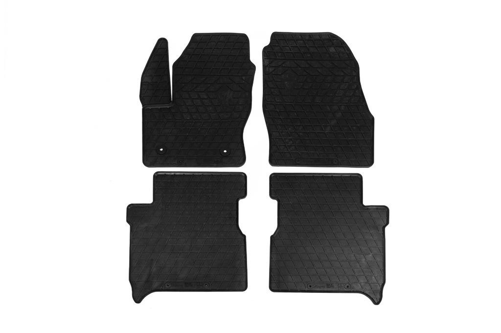 Резиновые коврики для Tourneo Connect Stingray для Ford Connect 2014-2021 гг. резина Черный