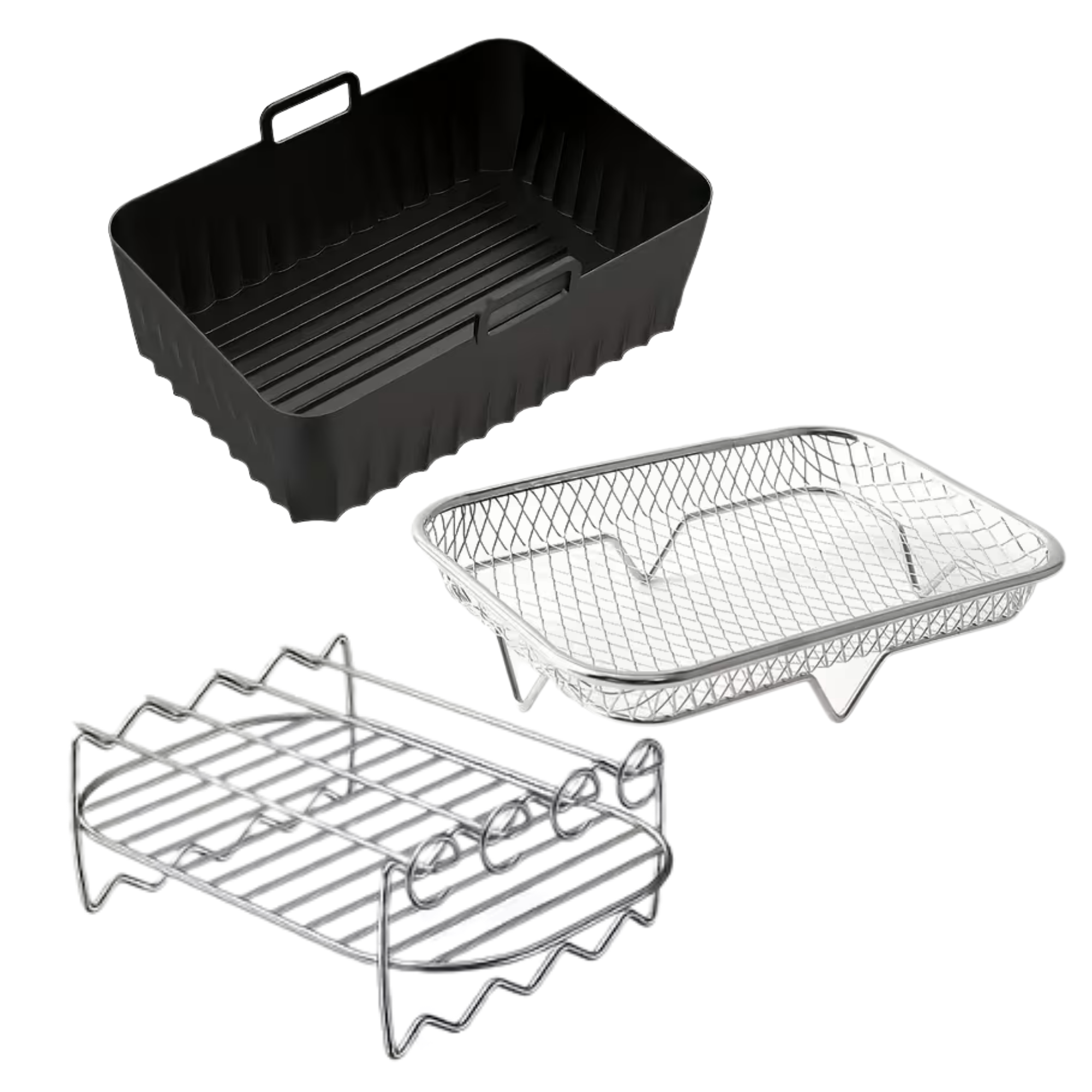 Набор для аэрогриля 3в1 силикон/сетка/решетка (11009)