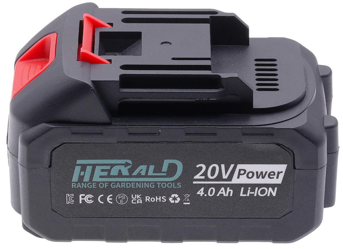 Аккумулятор для беспроводного инструмента Herald Li-ion 20V 2,0Ah (шур876) - фото 3