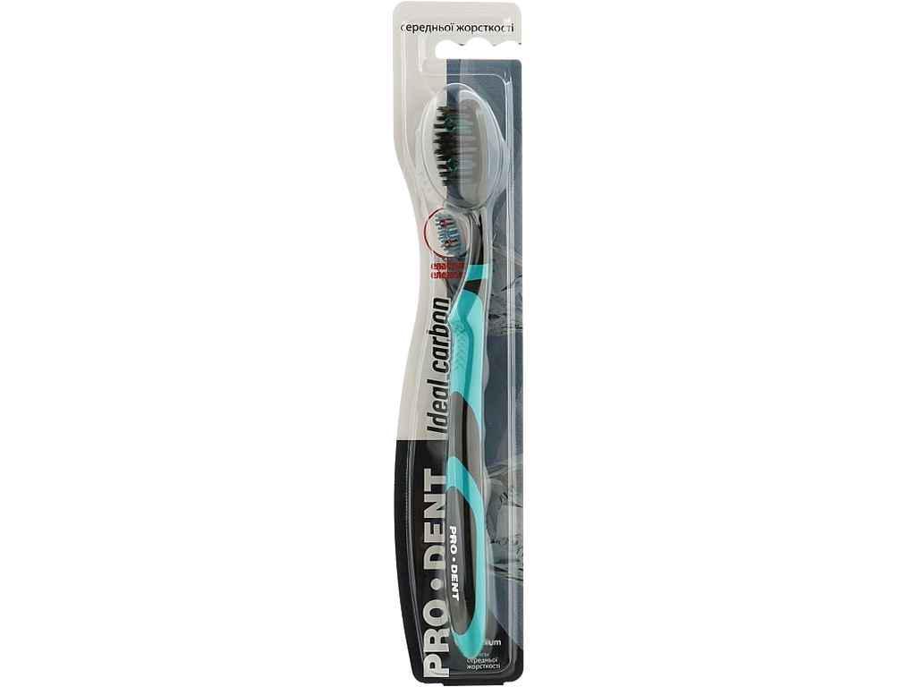 Зубная щетка PRO DENT Эффект отбеливания Ideal carbon средней жесткости (1072632)