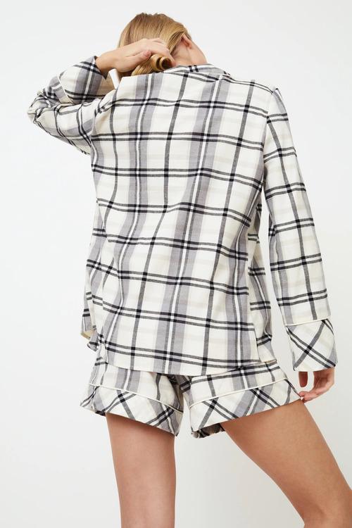 Піжама жіноча Aruelle сорочка і шорти S принт (Henrietta-short) - фото 2 Піжама жіноча Aruelle сорочка і шорти S принт (Henrietta-short) - фото 2