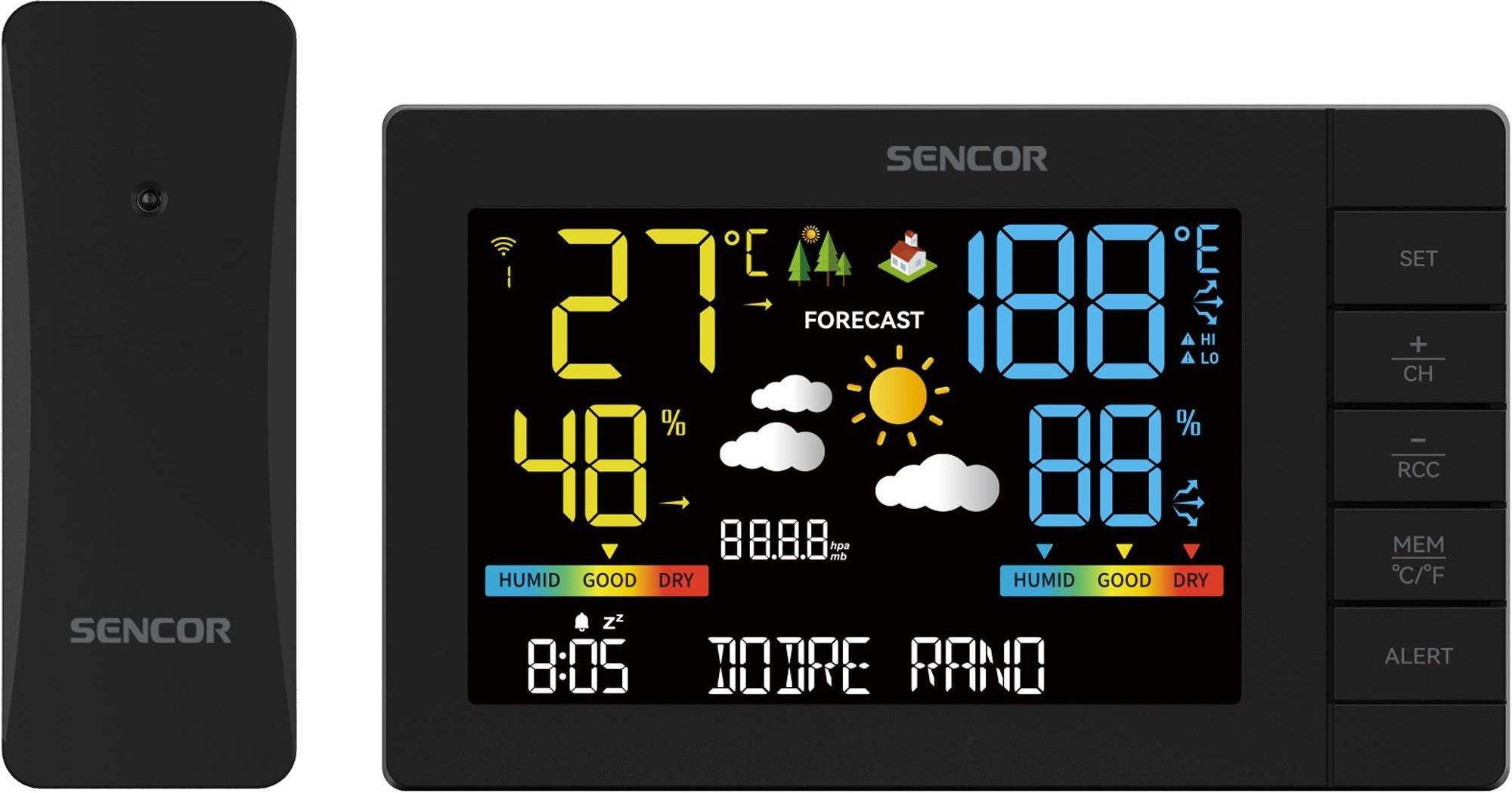 Метеостанция электронная Sencor SWS4440 Черный (28745613) - фото 3 Метеостанция электронная Sencor SWS4440 Черный (28745613) - фото 3