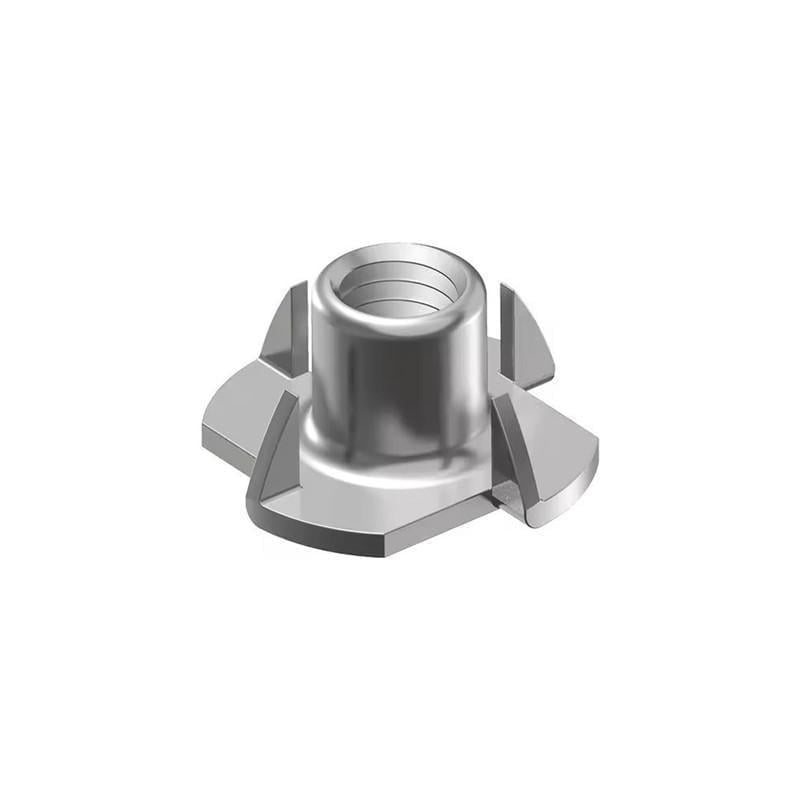 Гайка упорна Metalvis М4 5,6х8 мм сталь крок 0,7 ⌀ 15 цинк білий 100 шт. (6N200006N040815020)