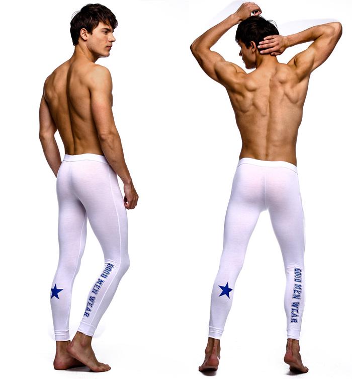 Легінси чоловічі SuperBody L Білий (430) - фото 2 Легінси чоловічі SuperBody L Білий (430) - фото 2