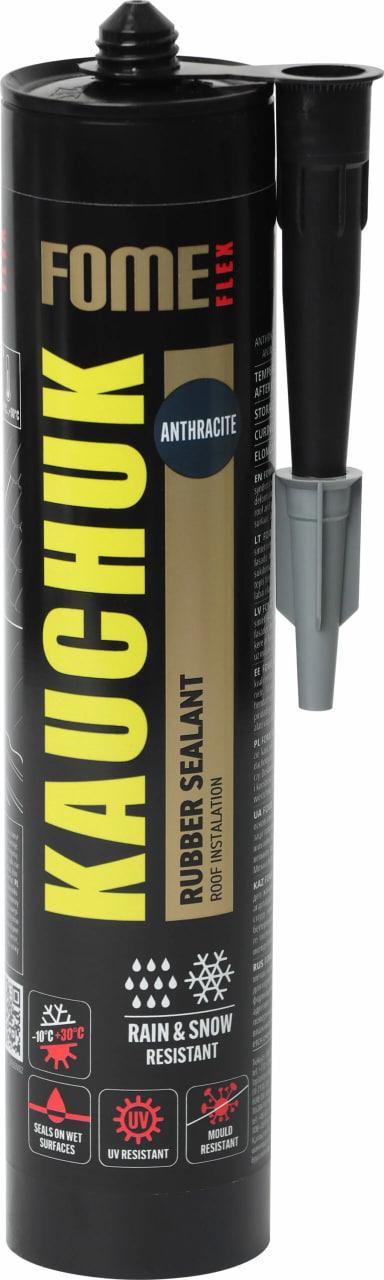 Герметик Fome Flex Kauchuk вологостійкий 300 мл Антрацитовий (01-4-2-015)
