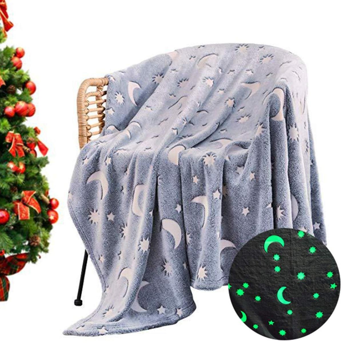 Плед Magic Blanket Зоряне небо 150х180 см Сірий - фото 5