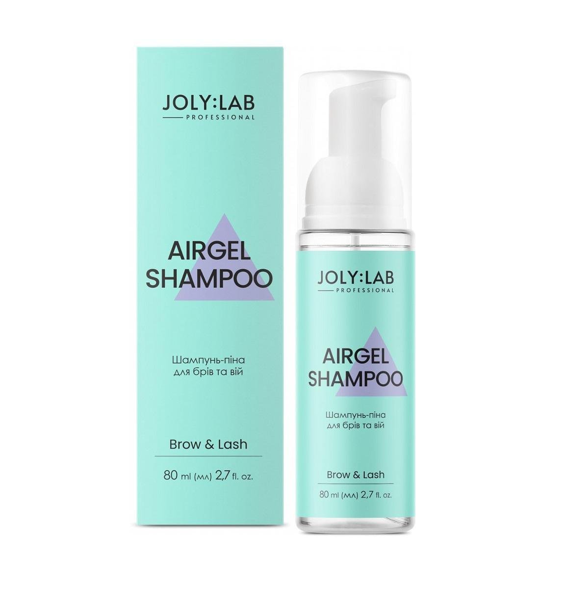 Шампунь-піна для брів та вій Airgel Shampoo Joly:Lab 80 мл (4823109407657)