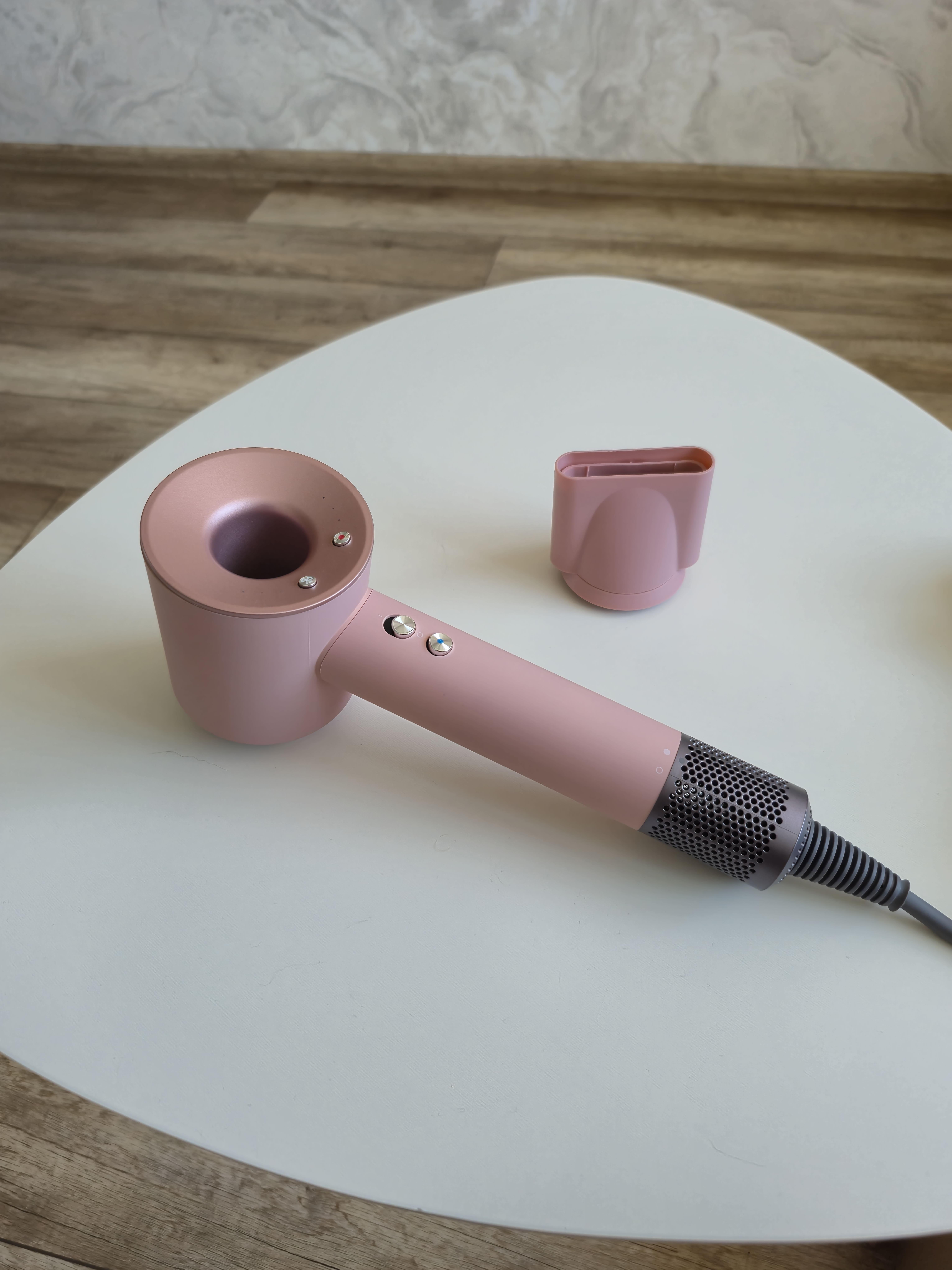 Фен для волосся Super Hair Dryer 1 насадка 1600 Вт Рожевий (10005)