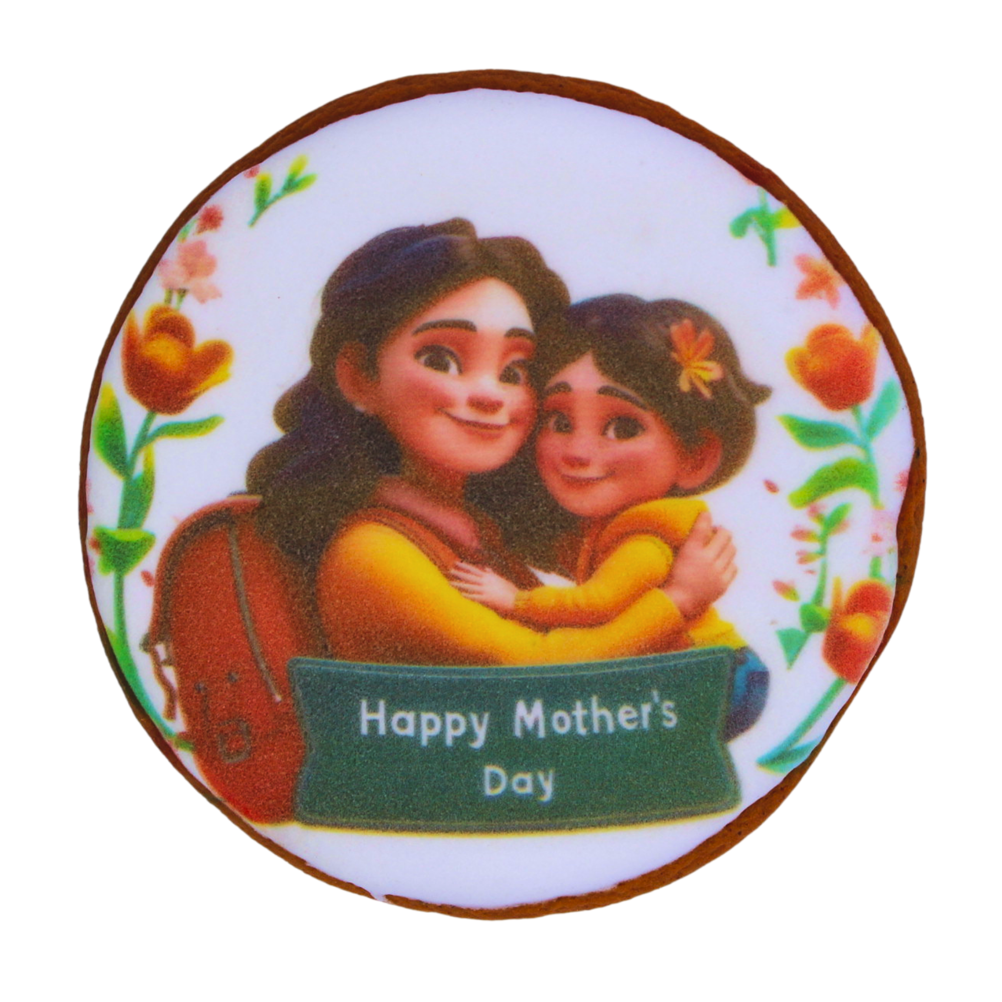 Пряник с принтом Крафт Печиво День Матери Happy Mother's day 45 г