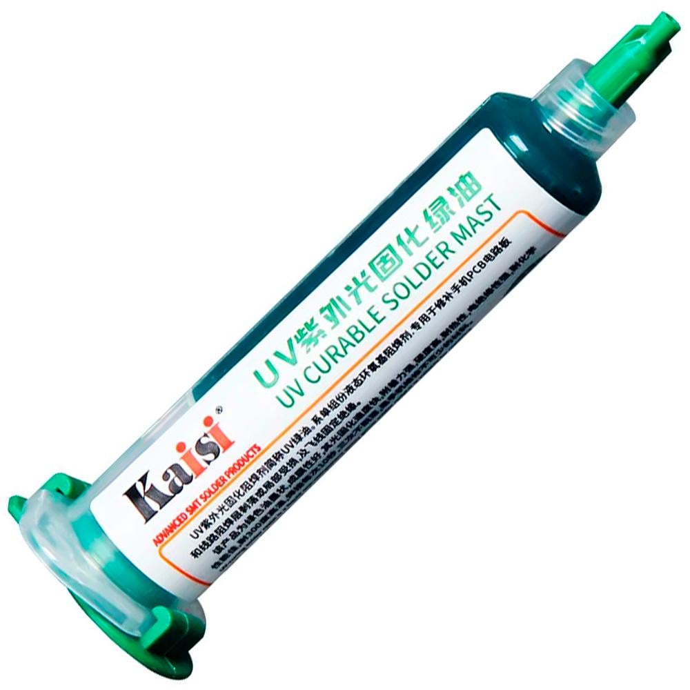 Маска для пайки Kaisi UV Soldering Mask ультрафиолетовая 10 мл Green (2000996195054)