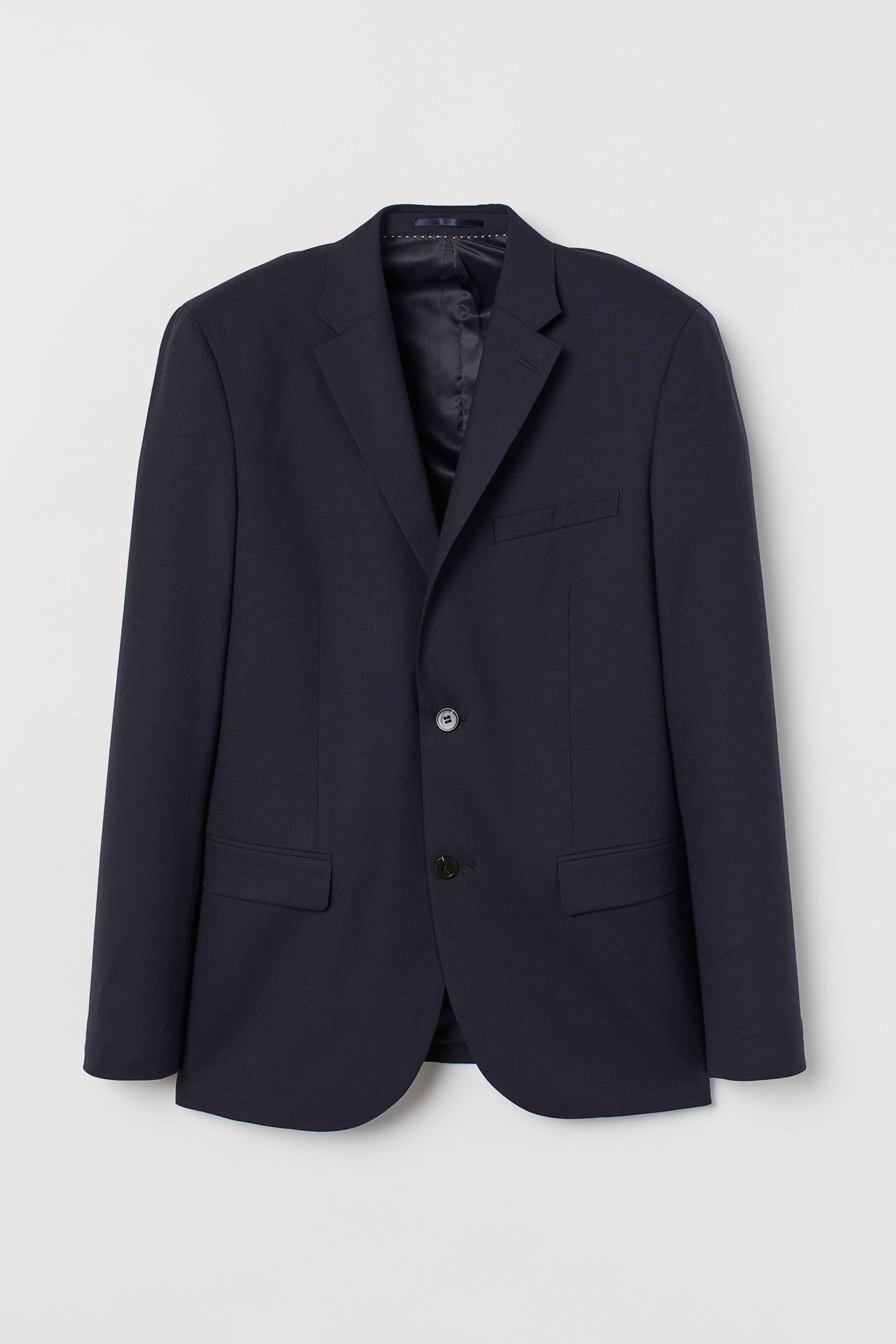 Піджак вовняний H&M р. 46 Темно-синій (Q1909801566)