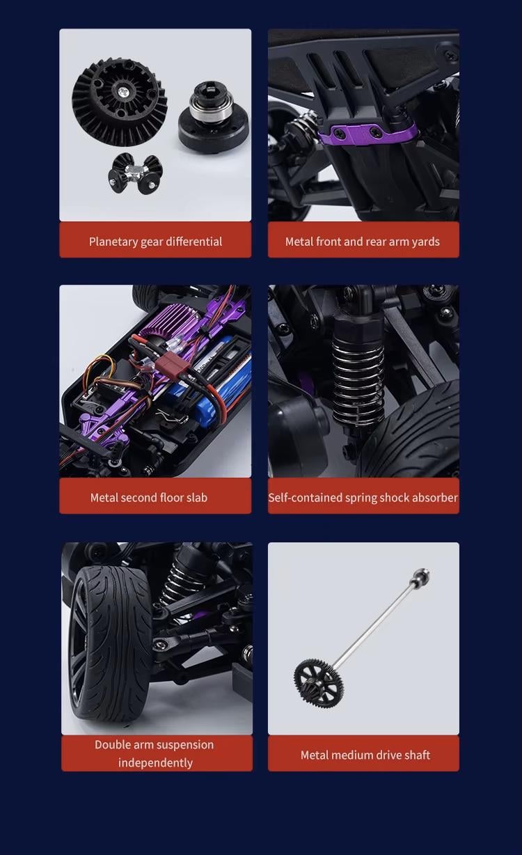 Радіокерована машинка для дрифту SCY 16303 4WD 1:16 Blue (29850362) - фото 23 Радіокерована машинка для дрифту SCY 16303 4WD 1:16 Blue (29850362) - фото 23