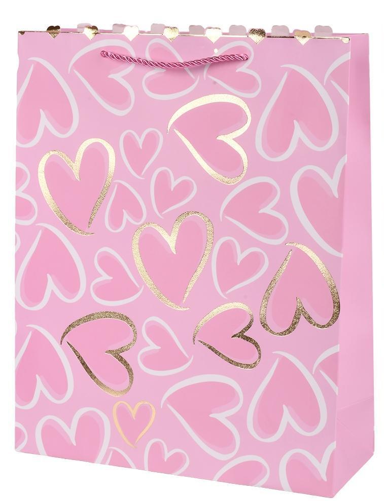 Пакет подарочный бумажный Whith Love 26х32х10 см M (R34705-M) Пакет подарочный бумажный Whith Love 26х32х10 см M (R34705-M)