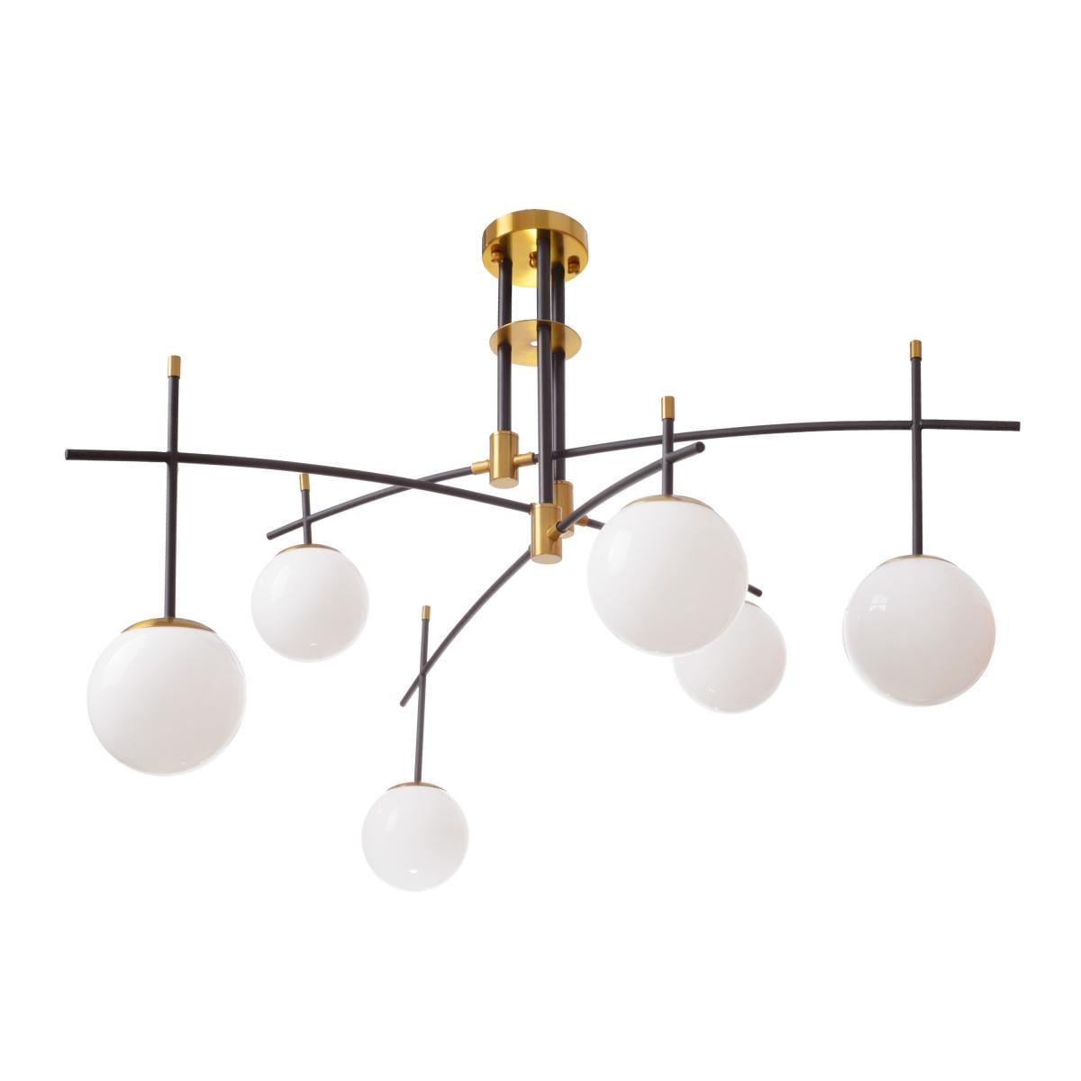 Люстра Brille BL-680S/6 E27 BK/G