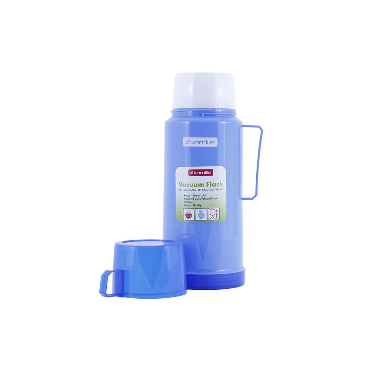 Термос Kamille 1000 мл зі скляною колбою Блакитний - фото 9 Термос Kamille 1000 мл зі скляною колбою Блакитний - фото 9