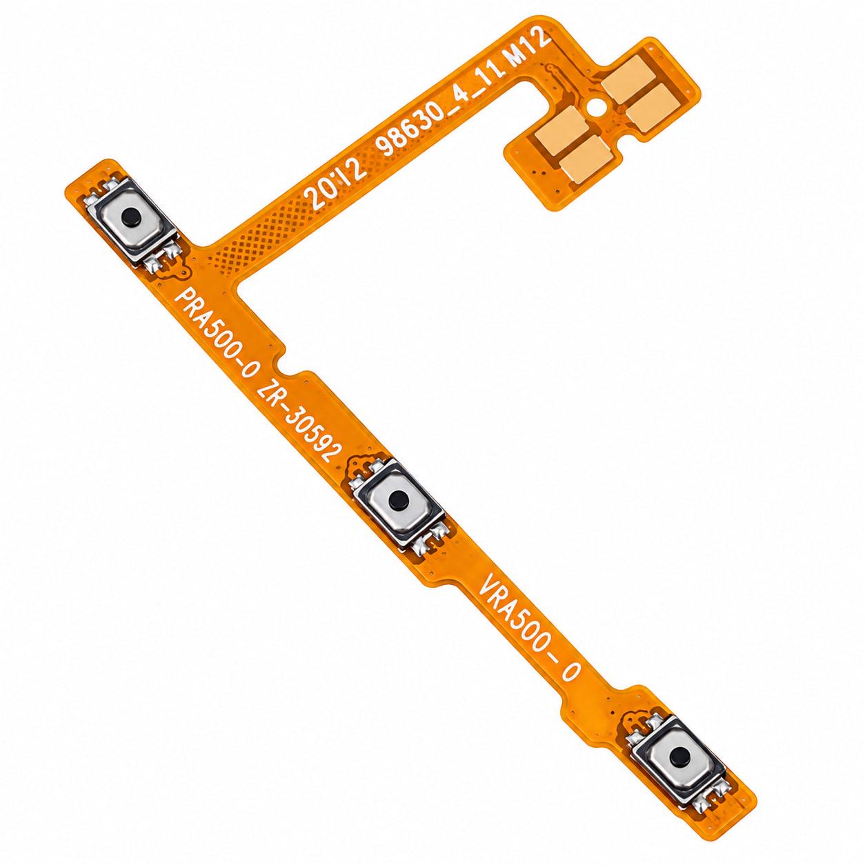 Шлейф Flat Cable для Realme C11 с кнопкой включения/кнопками регулировки громкости (000552567) Шлейф Flat Cable для Realme C11 с кнопкой включения/кнопками регулировки громкости (000552567)