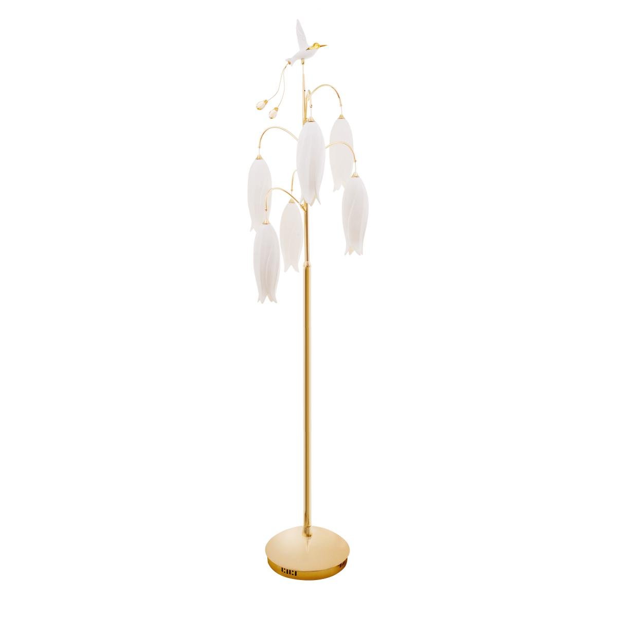 Торшер флористика Brille BKL-533F/9 G9 GD