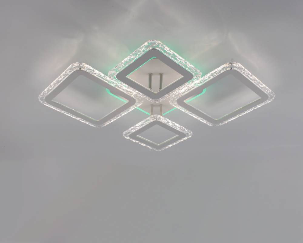 Люстра умная LED Smart RGB 75 Вт Белый