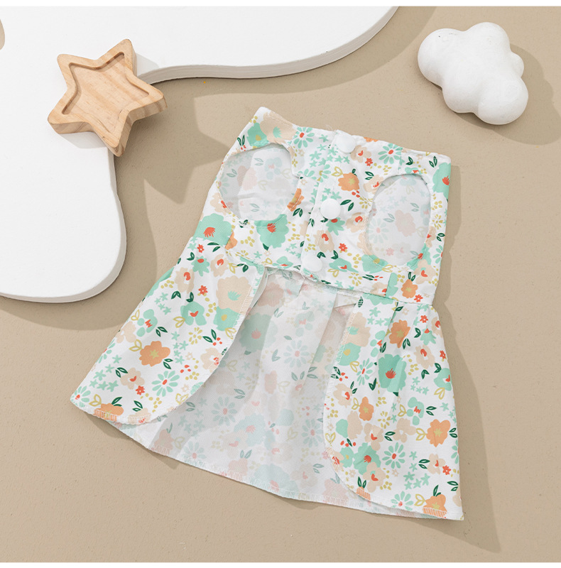 Сукня для собак із Квітковим принтом S - фото 2 Сукня для собак із Квітковим принтом S - фото 2