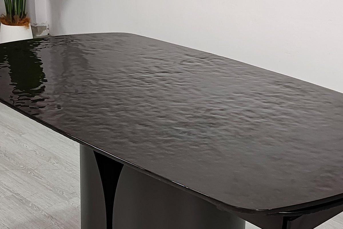 Обеденный стол раскладной Intarsio EDGAR 160-240х90 см Бронзовый/Коричневый (EDGAR160) - фото 9