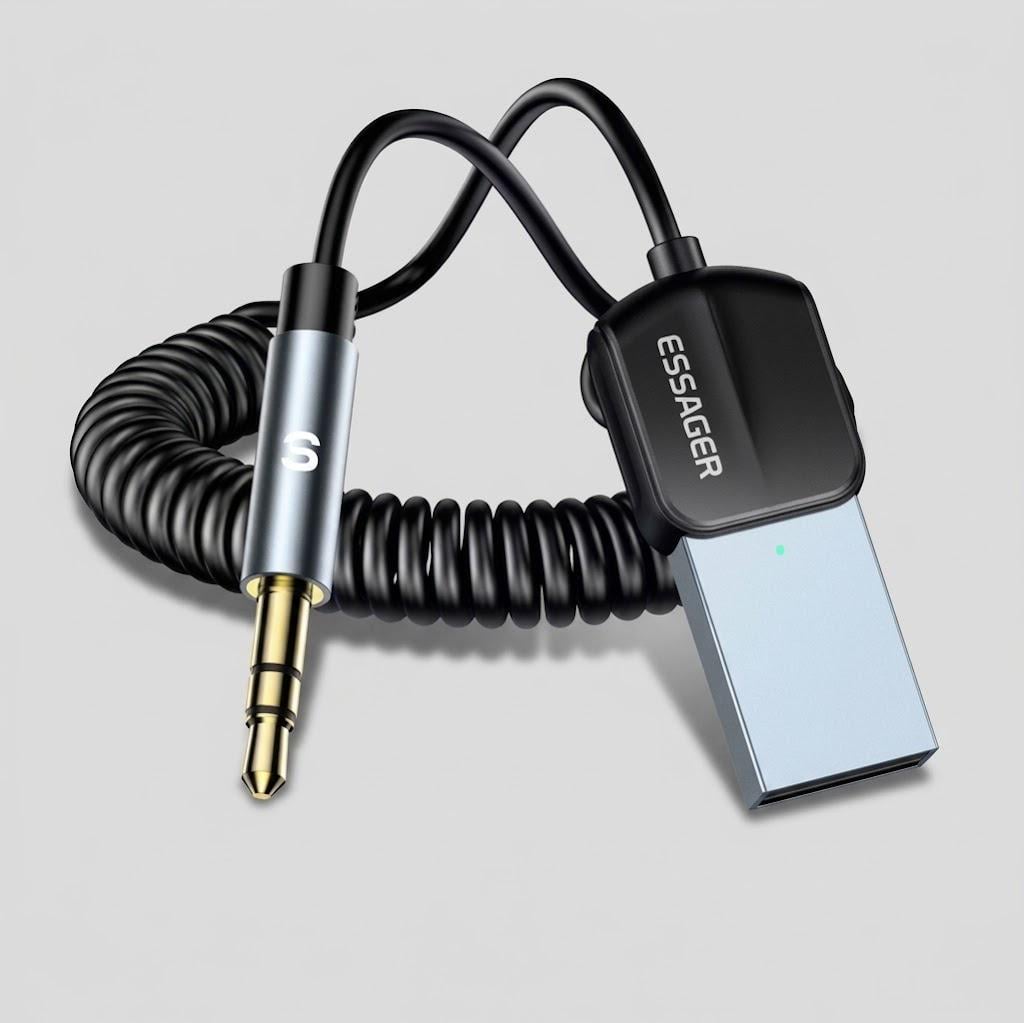 Ресивер автомобильный Bluetooth Essager EB01 USB AUX Bluetooth 5.0 hands-free (2595850987) Ресивер автомобильный Bluetooth Essager EB01 USB AUX Bluetooth 5.0 hands-free (2595850987)